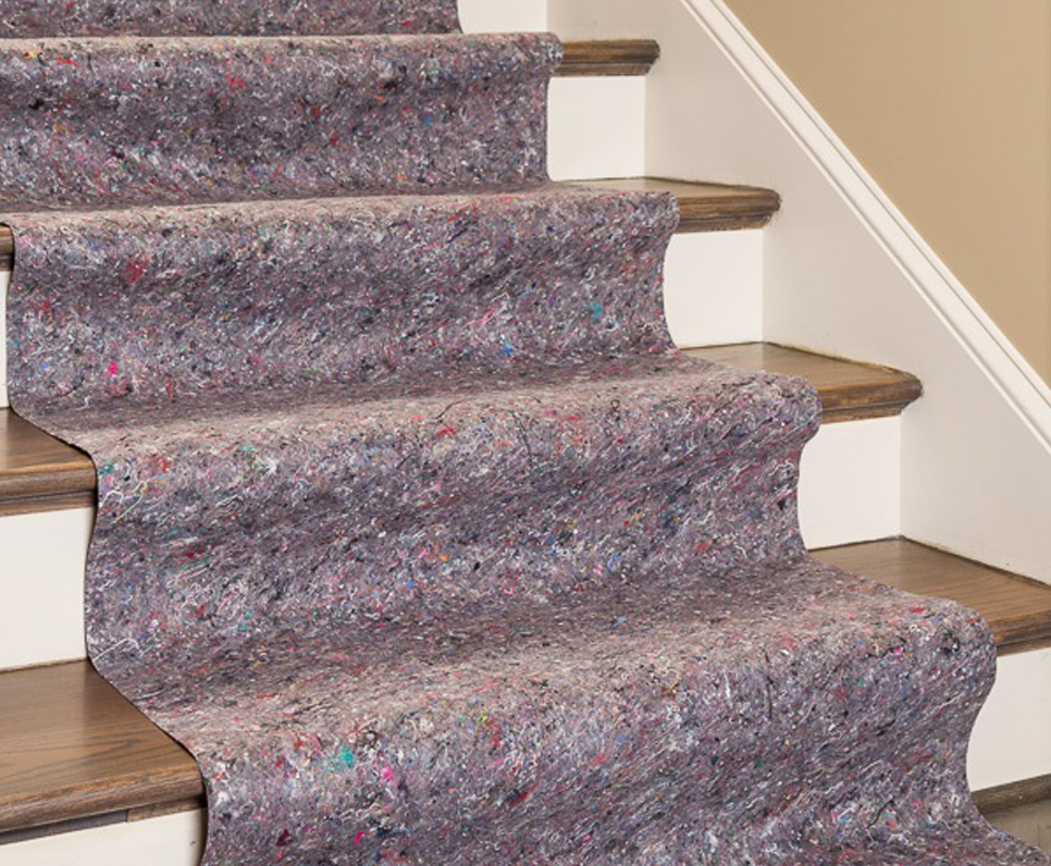 Provide skid-resistant protection for stairs during construction with Clean&Safe floor protection.