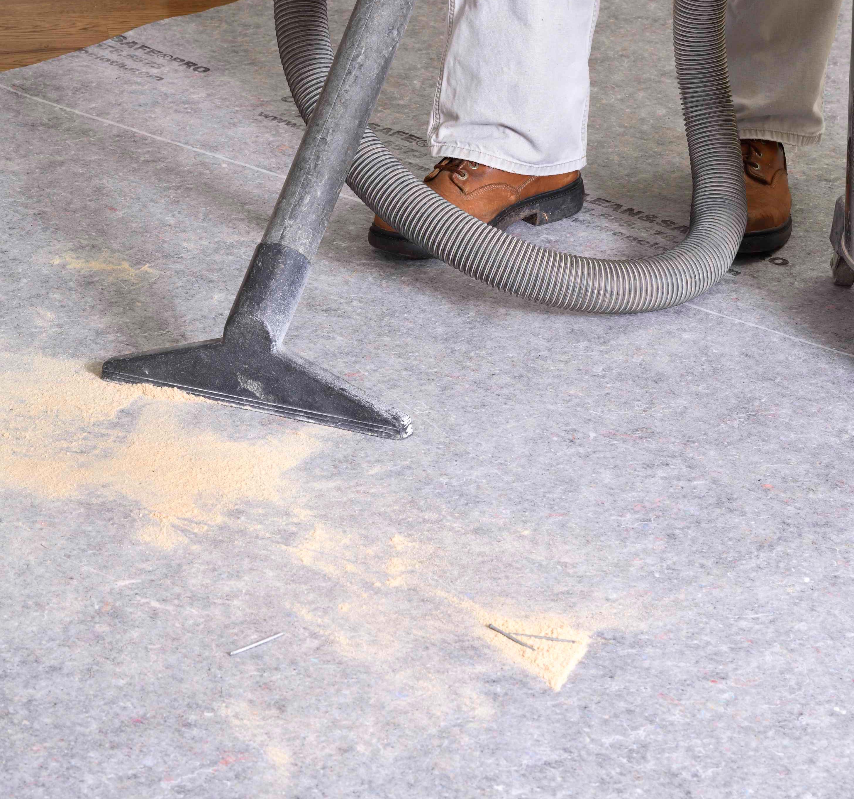 Clean&SafePro provides leak-proof protection that's easy to broom clean or vacuum.